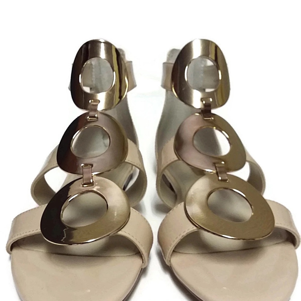 Bcbgeneration Faroh Embellished Sandals Nude Blus… - image 6